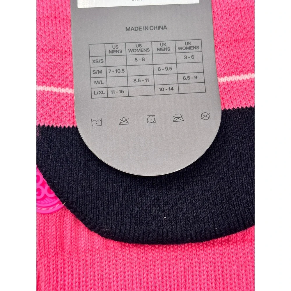 G/FORE Womens Pray For Birdies Crew Socks Knockout Pink XS/S 5-8
